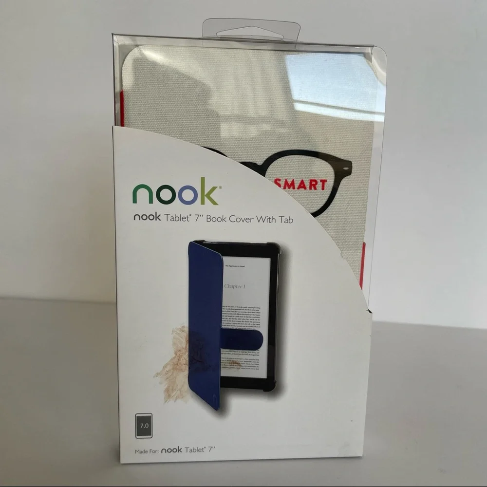 Nook Tablet 7” Book Club Book Cover With Tab NWT